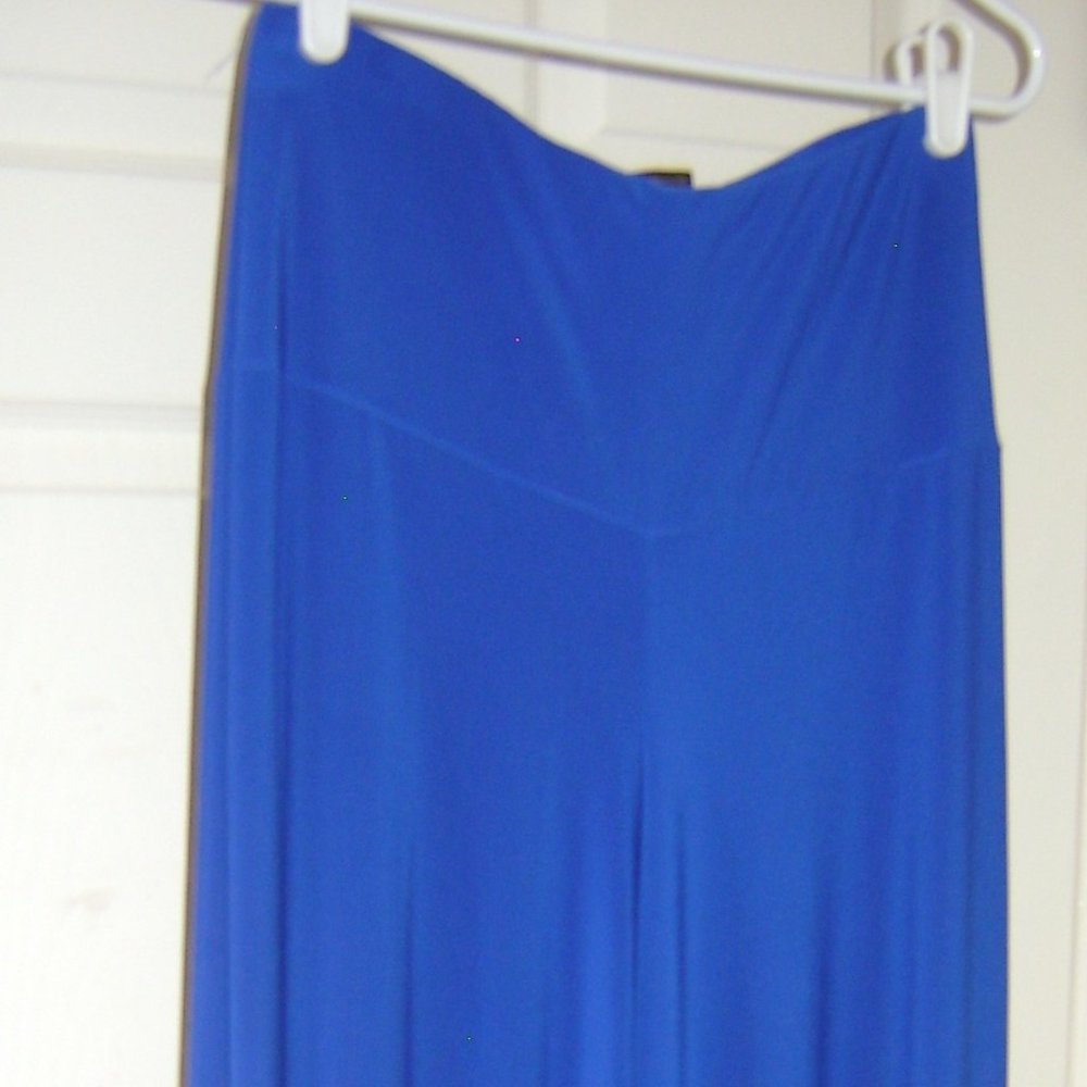 Valentina Bright Blue Wide Leg Pants, One Size Fits All